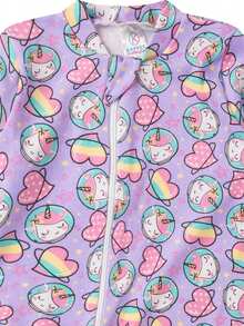 Baby Girls Jumpsuits - 淺灰紫 - 查看 7