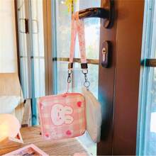 1pc Portable Cartoon Sanitary Pouch Large Capacity Menstrual Pad Storage Bag Cute Animal Organizer