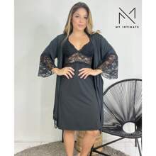 Women Pajama Sets - Black - View 2