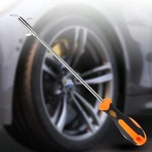 1 件装轮胎修理工具汽车轮胎石去除器挂钩，汽车轮胎凹槽工具清洁钩车轮胎面槽石砾去除器，汽车轮胎清洁钩汽车轮胎石去除器挂钩轮胎石清洁钩 - 銀色 - 查看 4