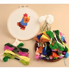 50 Colors Embroidery Thread Cross Stitch Thread DIY Sewing Thread Random Color - 50 Colors Embroidery Thread - View 5