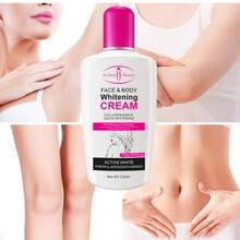 Crema Blanqueadora de Aichun Beauty con Leche y Colageno. Crema Antimanchas Aclarante Facial y Corporal. Ilumina e Hidrata todo tu Cuerpo Aichun Beauty Crema Aclarante - Multicolor - Ver 2