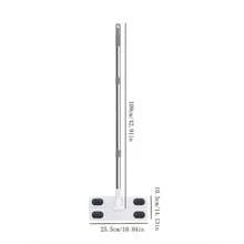 1套靜電除塵拖把-可重複使用及更換抹布，適用於濕乾兩用-適用於廚房、浴室、臥室、客廳和衛生間地板的有效清潔工具 - 彩色 - 查看 8