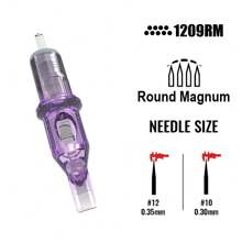 YILONG 10 支纹身针 RL RS RM M1 尺寸专业一次性针头永久眉唇化妆针头适用于纹身机笔