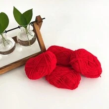 4pcs 25g/Pc Multi-Strand Yarn Suitable For DIY Weaving Fake Flower Bouquet, Scarf, Hat, Sweater, Doll