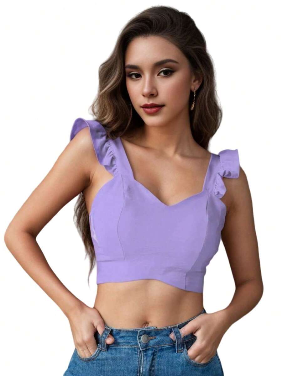 Women Tops - Hoa oải hương - Xem 1