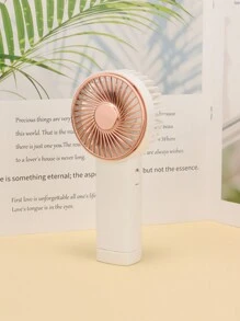 1入組可充電手持式風扇，單速控制，適用於戶外，附帶掛繩 - 漸層色 - 查看 8