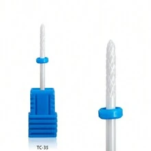 1 o 4 pezzi/set di teste di levigatura in ceramica per arte di unghie, strumenti per rimuovere le cuticole esfolianti, bastoncini per la cura delle unghie pre-trattamento, attrezzatura per manicure non dannosa, con custodia protettiva - Multicolore - Visualizzare 10