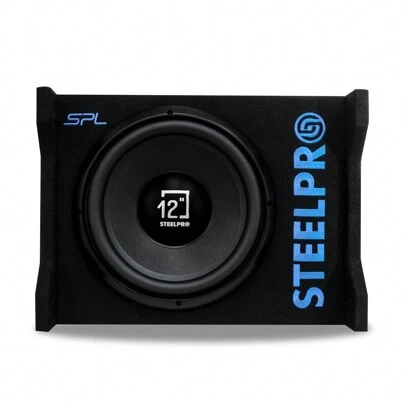 Bocina Tipo Subwoofer  Spl1200xb Para Carros, Pickups & Suv Color Negro De 4 X 12 X 1 Unidad