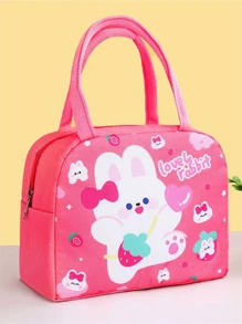 1pc New Large-Capacity Lunch Bag, 3D Pattern Cartoon Lunch Box Bag For Taking Out, Ideal Choice For Gifts - one-size - View 11