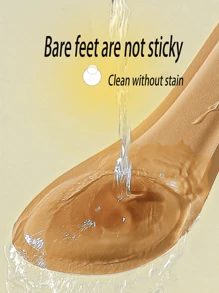 1 对（2 件）自粘透气防滑高跟鞋垫，适合女士软底凉鞋，女士高跟鞋 - 駝色七分墊 - 查看 5