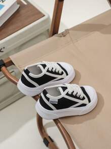 GENGASUN Chłopięce/dziewczęce tenisówki na co dzień brezentowe buty dla małych dzieci modne wygodne zasznurowane wygodne lekkie buty do chodzenia