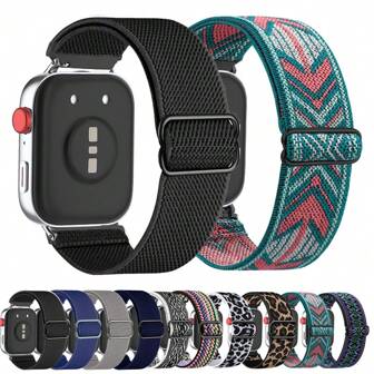 1pc Nylon Elastic Strap, Compatible With Huawei Watch Fit 3, Nylon Watch Band Replacement Compatible With Huawei Watch Fit 3