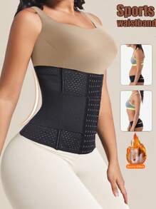1 Pc Wrap Waist Trainer Double Belt Slimming Sheath Height 28CM Faja Body Shaper Corset Shapewear Woman Flat Tightens Belly Postpartum Sheath Waist Trainer Body Shaper Girdles For Women Sheath Flat Belly Woman