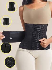 1 Pc Wrap Waist Trainer Double Belt Slimming Sheath Height 28CM Faja Body Shaper Corset Shapewear Woman Flat Tightens Belly Postpartum Sheath Waist Trainer Body Shaper Girdles For Women Sheath Flat Belly Woman