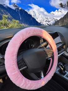 Car Steering Wheel Cover Protective Cover, Plush Without Inner Ring, Winter Universal, Car Accessories
