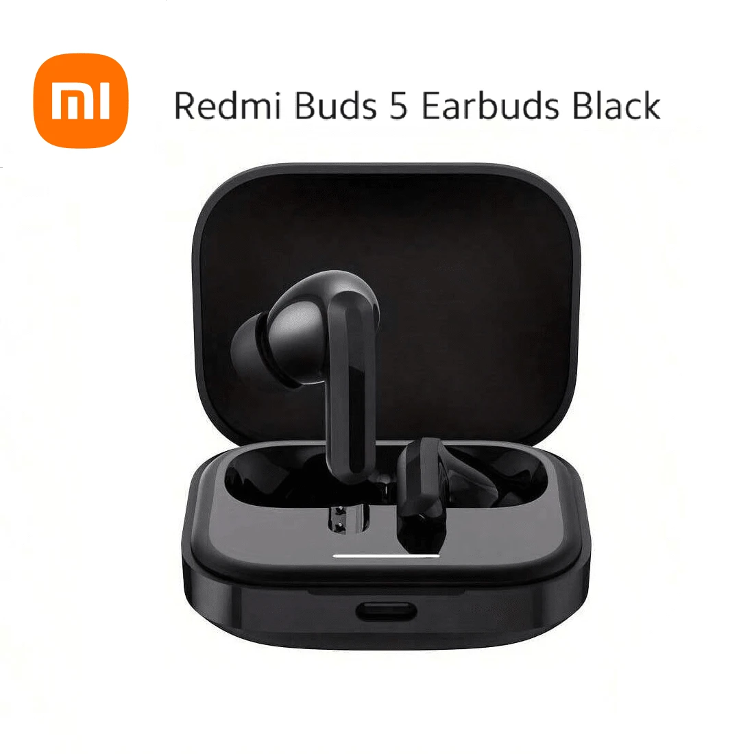 Xiaomi Xiaomi Redmi Buds 5 Kopfhörer in Schwarz Aktive Geräuschunterdrückung, HalbInEar, bis