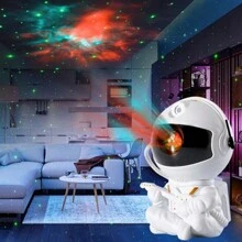 Star Projector Galaxy Night Light Led Lamp With Astronaut Space Themed Projection For Ceiling Decoration, Great Gift For Kids