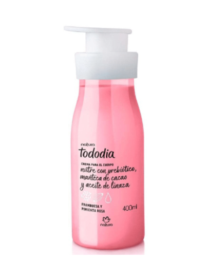 Natura Creme Hidratante Tododia Framboesa e Pimenta Rosa 400ml Natura