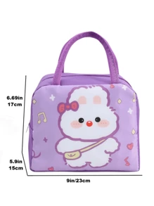 1pc New Large-Capacity Lunch Bag, 3D Pattern Cartoon Lunch Box Bag For Taking Out, Ideal Choice For Gifts - one-size - View 6