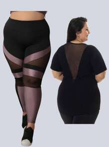 Conjunto Plus Size Fitness Academia 11060/11006
