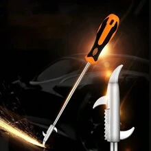 1 件装轮胎修理工具汽车轮胎石去除器挂钩，汽车轮胎凹槽工具清洁钩车轮胎面槽石砾去除器，汽车轮胎清洁钩汽车轮胎石去除器挂钩轮胎石清洁钩 - 銀色 - 查看 11