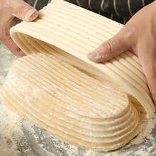 Zestaw 11/12 koszyków do wyrastania chleba, kompletny zestaw koszyków do wyrastania chleba na zakwasie Lame & Banneton, w tym 10-calowy owalny koszyk do wyrastania chleba i wkładka, skrobak do ciasta, mikser do ciasta, lame do chleba