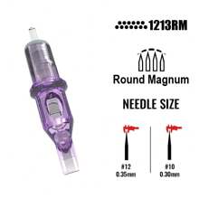 YILONG 10 支纹身针 RL RS RM M1 尺寸专业一次性针头永久眉唇化妆针头适用于纹身机笔