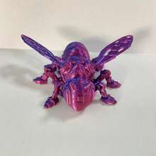 1入組3D印花機械蜜蜂玩具，逼真家居裝飾擺件，可動關節，優質兒童模型手辦，活動式機械送禮玩具或居家擺飾 - 多色 - 查看 6