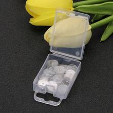 50Pcs Clear Disc Pads To Stabilize Earrings, Plastic Discs For Earring Backs And Jewelry Crafts - Nhiều màu - Xem 3