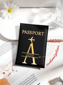 1 Stück individuell gestaltbare PU-Passaporttasche für Outdoor-Reisen und Geschäftsreisen mit persönlichem Namen, goldbepresstem 26-Buchstaben-Design und leichtem, personalisiertem Passhülle für Paar, Reisezubehör, tragbar, multifunktional, vielseitig, leicht, funktional, praktisch, modisch, farbig, schlicht, niedlich, Urlaubsfeeling/Urlaub, minimalistisch, Basics, individuelle Funde, Wintermode, Weihnachts-/Feriengeschenk, personalisierte Geschenke für Frauen, Taschen und Accessoires ideale Geschenke für Ihn, Sie, Freund, Freundin, für Jahrestage, Weihnachten, Urlaub/Reisen, für Outdoor/Ausflüge/Reisen/Wandern/Stadium/Sport/Klettern, Schulmaterial, Rückkehr zur Schule, für Büro, Schule, Klassenzimmer, für Lehrergeschenke, für Uni, für Kollegen, für Dorms, für Lehrer, für Jungen und Mädchen, für Teenager, Sekundarschüler, Oberschüler, Studenten, Freshman, Sophomore, Unterstufenschüler