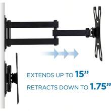 LEADZM 26-50" Adjustable Wall Mount Bracket Rotatable TV Stand TMX200 With Spirit Level - 1 - 查看 5
