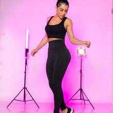 Women Pants - 黑色 - 查看 1