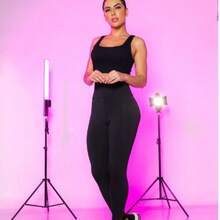 Women Pants - 黑色 - 查看 4