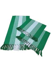 Runner Rug Set 3 Pieces Loom 100% Cotton Promotion - Mint Green - View 1