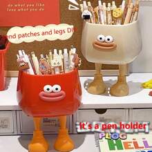 1pc Cute Magnetic Pen Holder For Students Desktop Stationery Storage Box, Office, Refrigerator, Creative Magnetic Trinket For Stationery Storage,Pencil Case,Pencil Pouch,School Bag - Multicolor - View 12