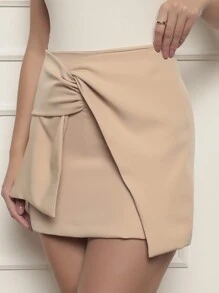 Women Shorts - Apricot - View 2