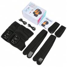 Hailicare Electric Knee Massager Brace For - Vibration Therapy With LED Controller And Adjustable Support Belt - Multicolor - View 14