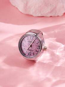 1 pieza de anillo dulce y brillante de moda multicolor para joyería de mujer - Multicolor - Ver 17