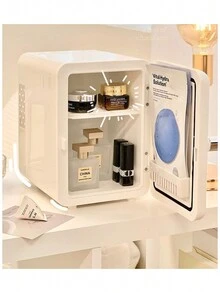 MINI REFRIGERADOR. MINI REFRI CONSERVAR TUS ALIMENTOS FRESCOS EN CASA O DE VIAJE - Rosa - Ver 3