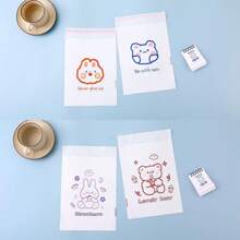Multi-Functional Adhesive Cartoon Pattern Garbage Bag For Convenient Single-Use Cleaning In Cars, Tables, Kitchen And Bathrooms. 4 Random Cute Patterns Available.,Kitchen,Bathroom,Home,Household Suppliers