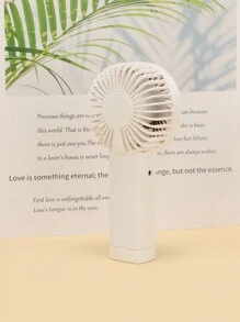 1入組可充電手持式風扇，單速控制，適用於戶外，附帶掛繩 - 漸層色 - 查看 9