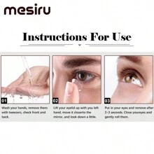 MESIRU 1 Pair Soft 14.0mm Suitable For Daily Wear. Annual Disposable Cosmetic Lenses - Blue - View 5