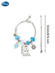 2 件官方授权四叶草装饰手链蓝色珠子手链雪人服装珠宝米奇蓝色亮片耳朵发带白色丝带时尚发带圣诞节礼物送给最好的朋友家人 - 彩色 - 查看 9