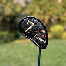 10pcs Waterproof Golf Iron Head Covers - Durable PU Material For Ultimate Club Protection And Longevity Black And White Colors - Multicolor - View 5