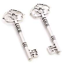 5pcs 83x31mm Retro Key Charms Pendant DIY Jewelry Making Findings For Necklace Keychain - Key Charms - View 7