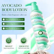 200ml (6.76fl.Oz)Collagen/Niacinamide/Avocado/Blood Orange Marshmallow Beauty Body Lotion, Moisturizing And Nourishing Skin, Restore Soft And Delicate, Rejuvenating And Smoothing Skin Cream - Avocado 200ML - View 2