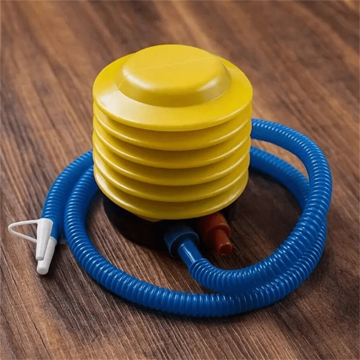 1 Set, Foot Type Portable Hand Air Pump Inflator Deflator Pool Camping