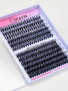 240 Pcs Lash Clusters Individual Cluster Lash Extensions DIY Multi-Type Mixed Wispy Faux Mink Eyelash Tray Bottom, Spike, Volume Lashes For Self Application At Home - D - View 5