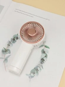 1入組可充電手持式風扇，單速控制，適用於戶外，附帶掛繩 - 漸層色 - 查看 11